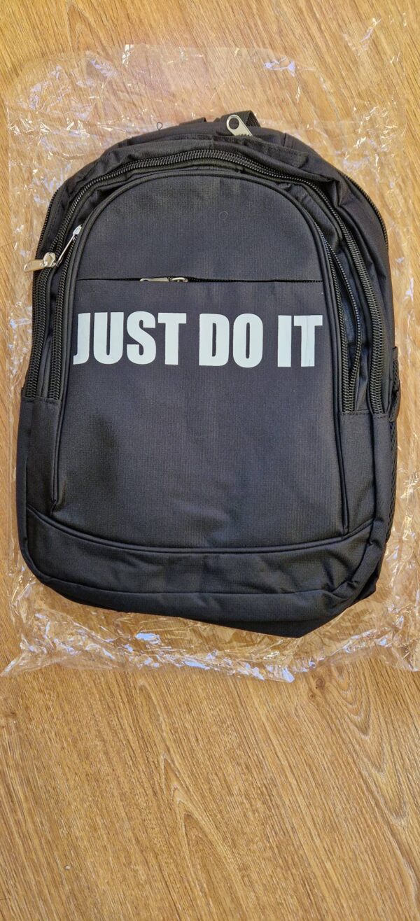 Kuprinė „Just Do It“ – juoda - Image 1